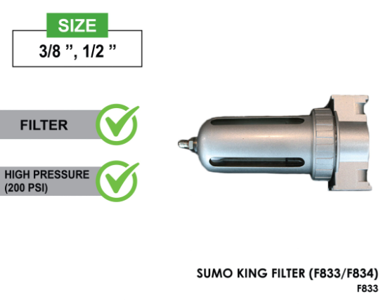 SUMO KING FILTER (F833/F834)